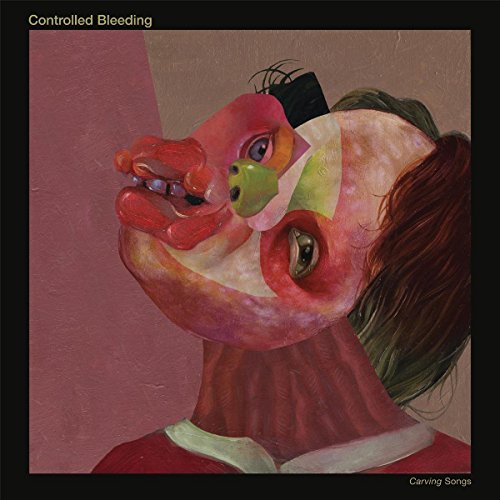 Painted album cover featuring a distorted, surreal human face.