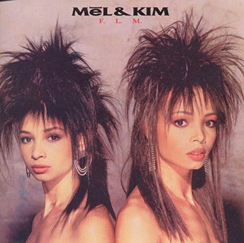 Mel And Kim album cover, two women with large, spiky hairstyles.