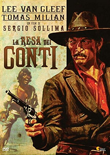 DVD cover for spaghetti western “Resa Dei Conti” featuring two men with guns.