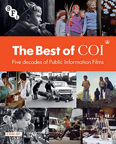 Blu-ray cover featuring a collage of vintage public information film stills.