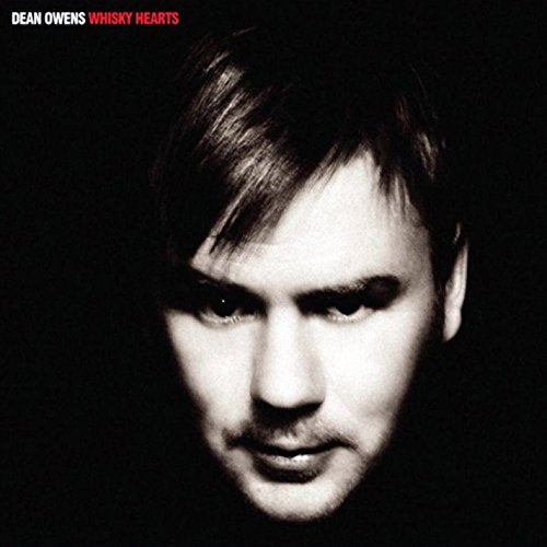 Black and white portrait of Dean Owens, album cover for Whisky Hearts.