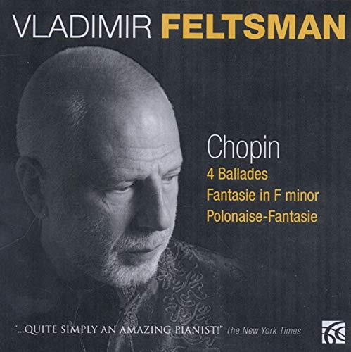CD cover featuring pianist Vladimir Feltsman in a black and white portrait.