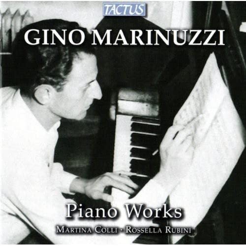 CD cover featuring a black and white photo of a pianist at a piano.