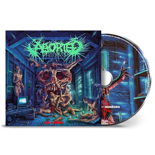 CD cover for Aborted’s “Vault Of Horrors” with grotesque, detailed imagery.