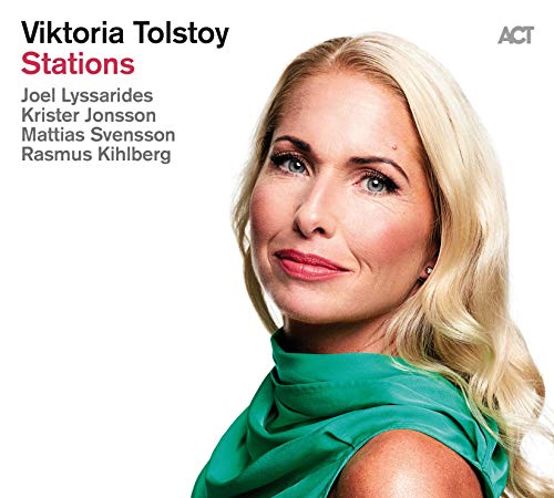 CD cover for Viktoria Tolstoy’s “Stations” featuring a blonde woman’s portrait.
