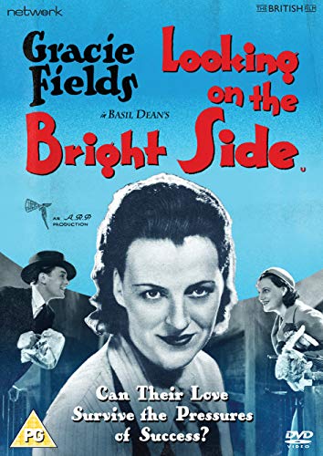 Black and white woman's headshot on blue DVD cover with smaller couple images.