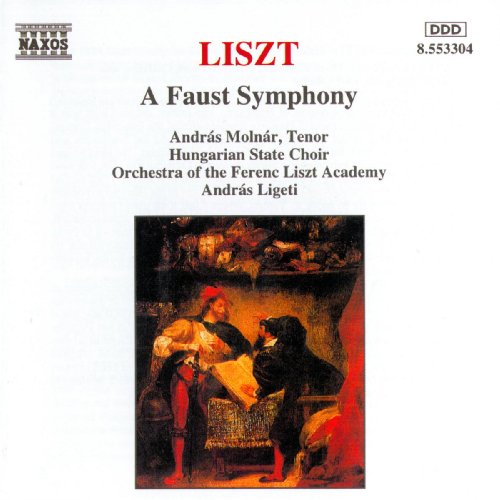 CD cover for Liszt’s “A Faust Symphony” featuring a painting.