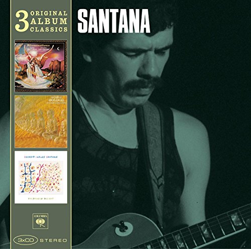 Santana "Original Album Classics" 3-CD set cover featuring Carlos Santana with guitar.