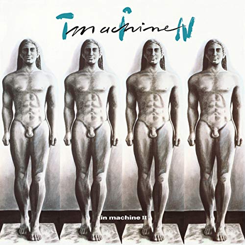 Album cover for Tin Machine II featuring four nude male figures.