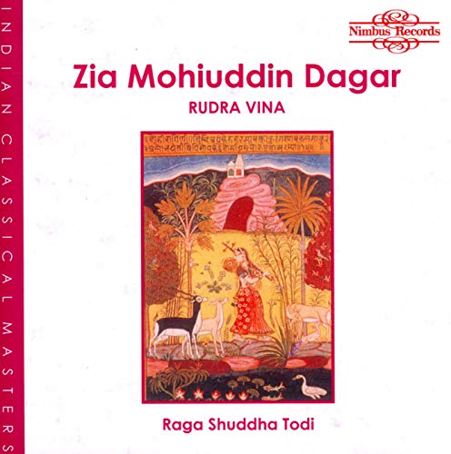 CD cover for Zia Mohiuddin Dagarās āRaga Shuddha Todiā with miniature painting.