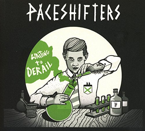 CD cover: boy in school uniform conducting a science experiment.