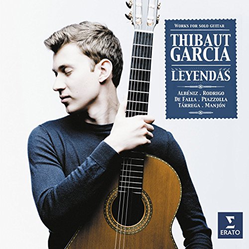CD cover featuring guitarist Thibaut Garcia and his album "Leyendas".