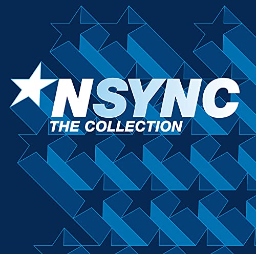 *NSYNC album cover, blue geometric background with white text and stars.