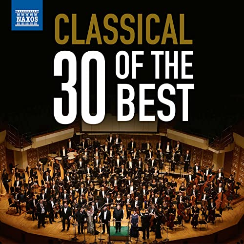 CD cover for “Classical Music: 30 of the Best” featuring an orchestra.
