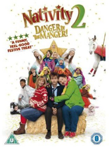DVD cover for "Nativity 2" featuring children in nativity costumes.