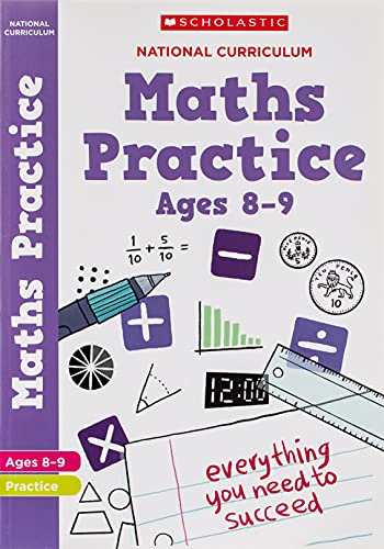 Maths practice book for ages 8-9 (Year 4). Perfect for Home Learning. (100 Practice Activities)