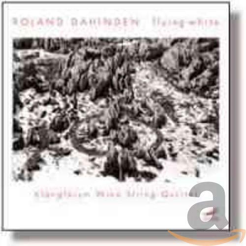CD cover for “Flying White” by Roland Dahinden, abstract image.