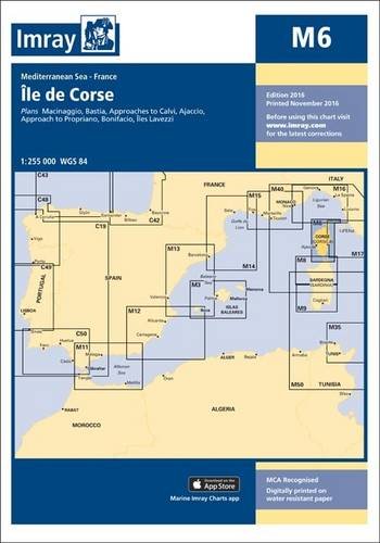 Imray Chart M6: Ile de Corse (M Series)