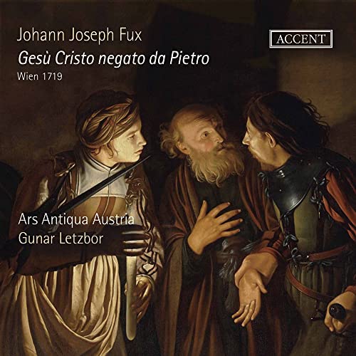 CD cover depicting three figures from a Baroque painting, Vienna 1719.
