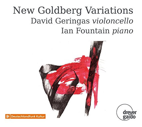 CD cover: "New Goldberg Variations" featuring abstract red and black art.