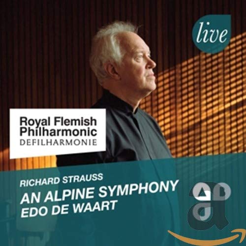 CD cover featuring a portrait of a man and orchestral text.