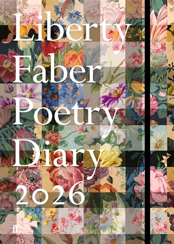 Floral patterned 2026 poetry diary with white text overlay.