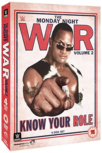 DVD cover for "WWE Monday Night War Vol. 2" featuring The Rock.