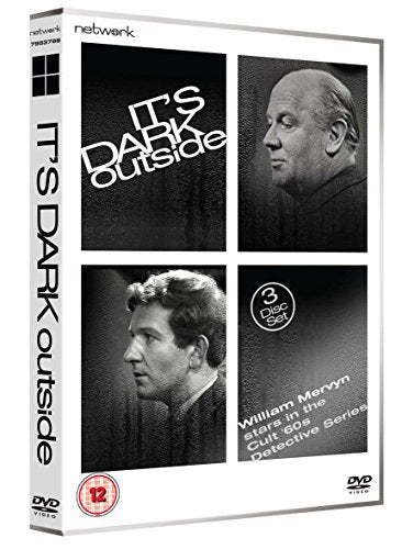 It's Dark Outside" DVD cover featuring two men in black and white.