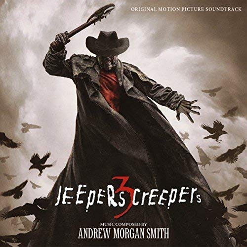 Jeepers Creepers 3 soundtrack CD cover featuring a figure with a scythe.