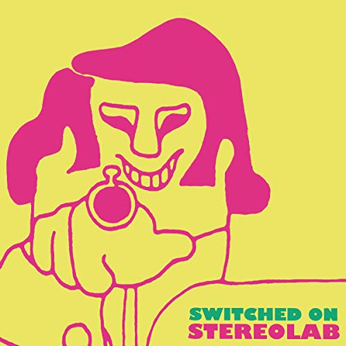 Pink illustration of a person offering a ring on a yellow background.