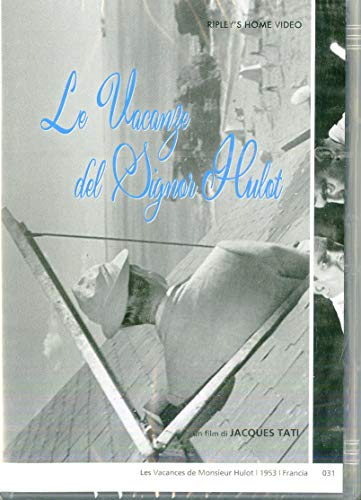 DVD cover for "Vacanze Del Signor Hulot," showing a man on a boardwalk.