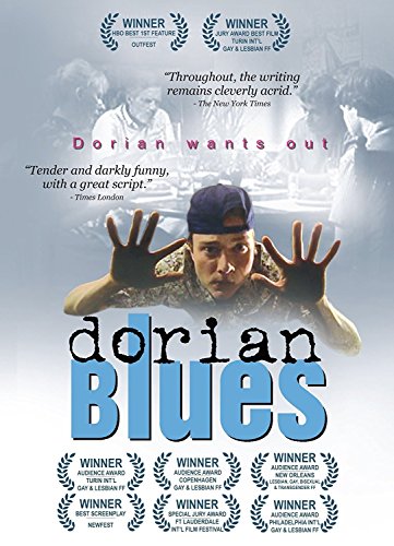 Dorian Blues" DVD cover featuring a man in military attire with outstretched hands.