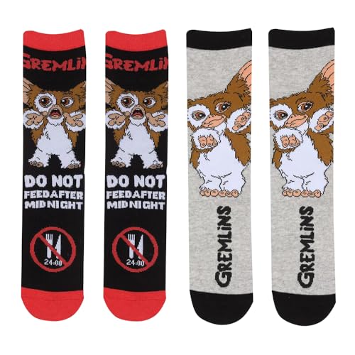 Gremlins - Gizmo ( Unisex 2 Pack Socks) Small/Medium