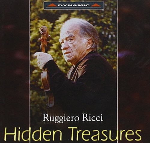 CD cover featuring violinist Ruggiero Ricci holding his instrument.