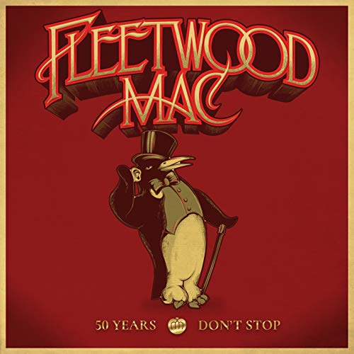 Fleetwood Mac album cover featuring a penguin in a suit and top hat.