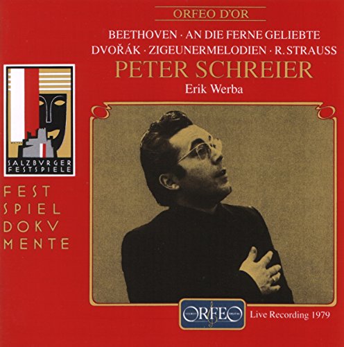 CD cover featuring portrait of Peter Schreier, a classical tenor.