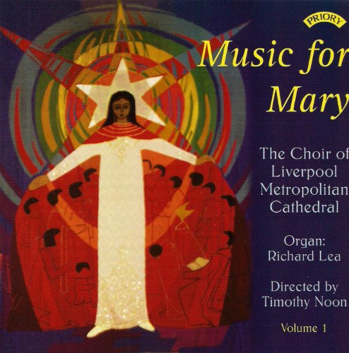 CD cover: "Music for Mary" featuring religious artwork and choir details.