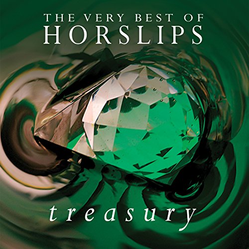 Horslips “Treasury” CD cover: green gem on swirling green background.
