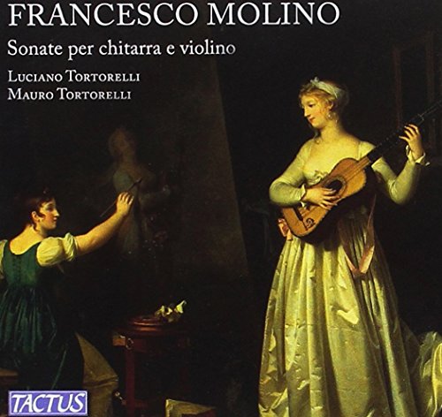 CD cover: two women with guitars in a classical painting style.