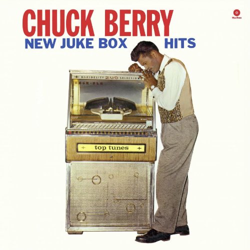 Chuck Berry album cover featuring a man at a vintage jukebox.