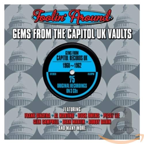 CD cover for “Foolin’ Around” compilation, featuring record label imagery.