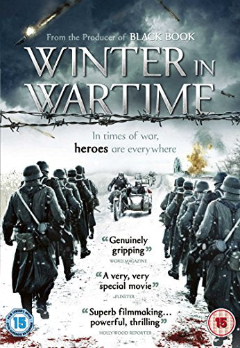 DVD cover for "Winter In Wartime" depicting soldiers in a snowy landscape.