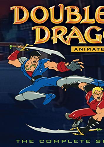 DVD cover for "Double Dragon" animated series, featuring fighting characters.