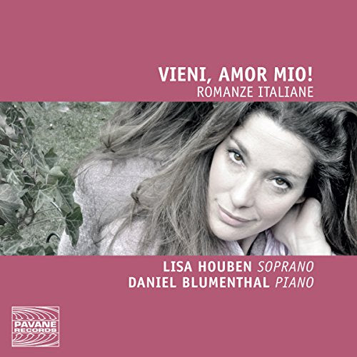CD cover featuring Lisa Houben, a soprano, against a pink background.