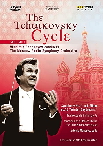 DVD cover featuring conductor Vladimir Fedoseyev and St. Basil’s Cathedral.