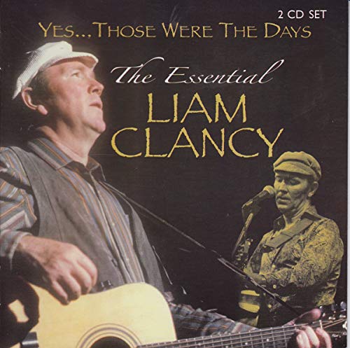 CD cover for Liam Clancy’s “The Essential Collection” featuring two portraits.