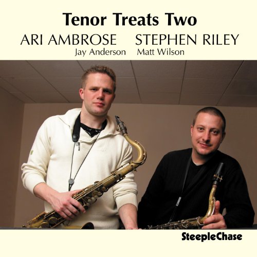 CD cover featuring two men holding tenor saxophones.