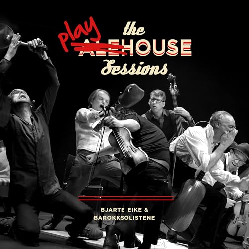 Black and white album cover featuring musicians playing baroque instruments.