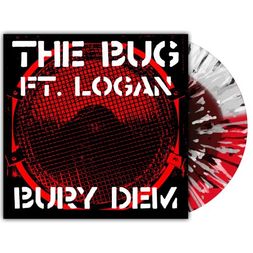 Vinyl record for The Bug ft. Logan, featuring a red grid sphere.