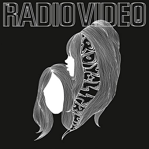 Black and white album cover featuring a line-drawing of a woman’s profile.